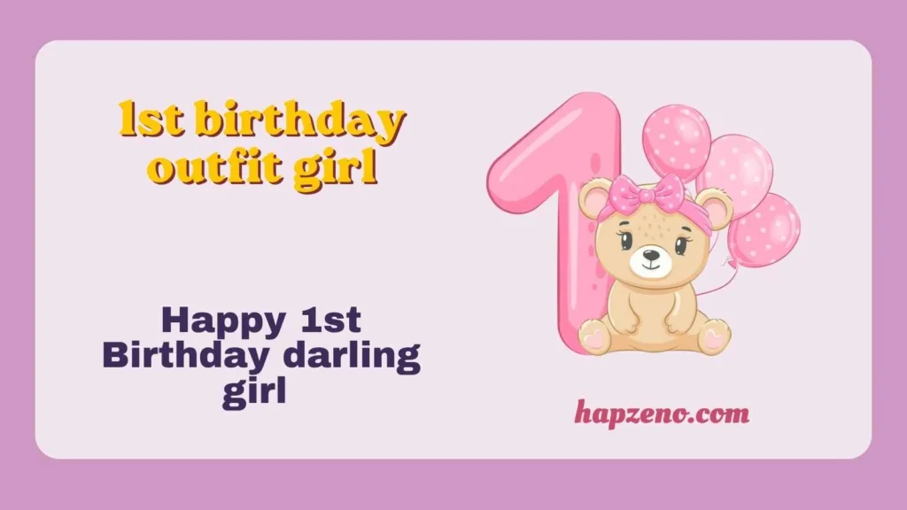 1st Birthday Outfit Girl Online Wishes