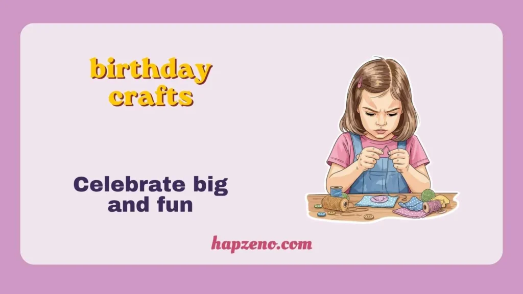 Birthday Crafts for Girls