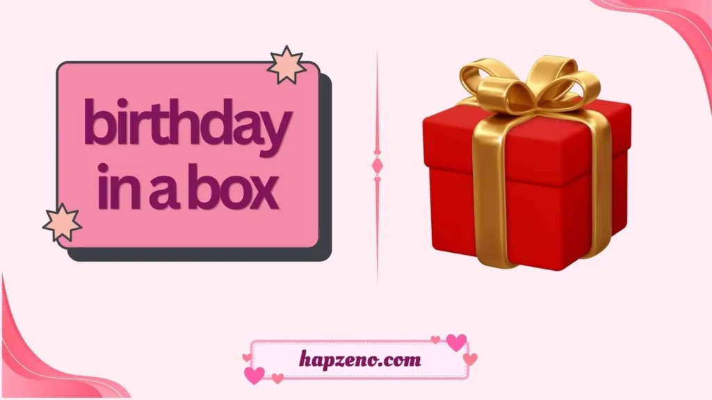 Birthday in a Box Website