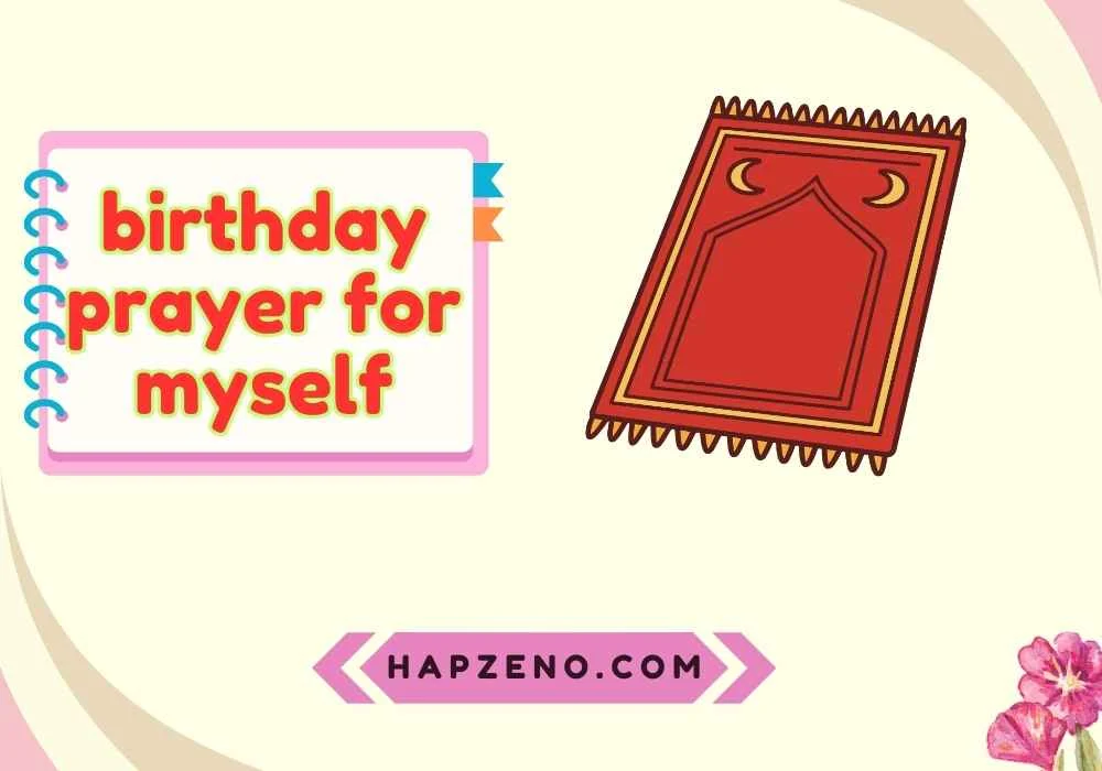 birthday prayer for myself