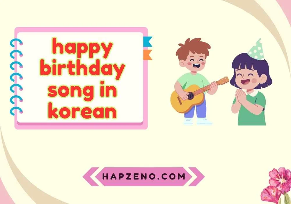 Birthday Song in Korean