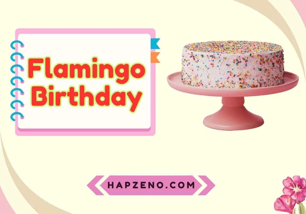 Flamingo Birthday Cake
