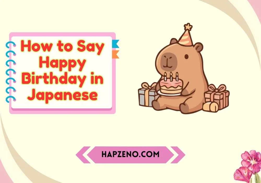 Happy Birthday in Japanese