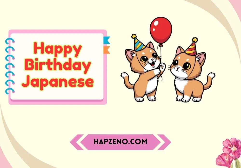 Happy Birthday in Japanese Messages