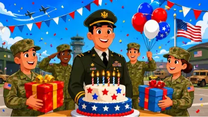 Happy Birthday Military Style