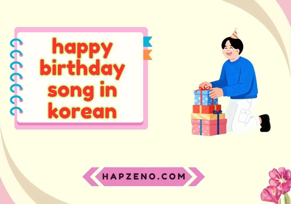 Happy Birthday Song in Korean