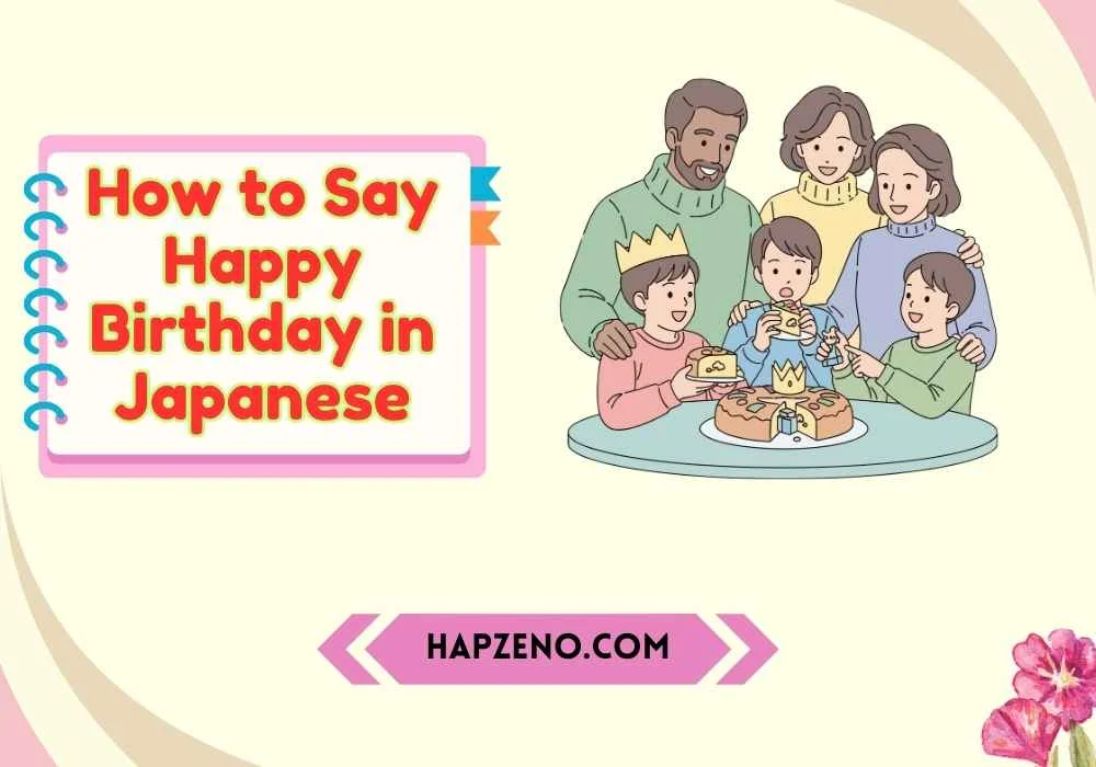 Happy Birthday to Family in Japanese