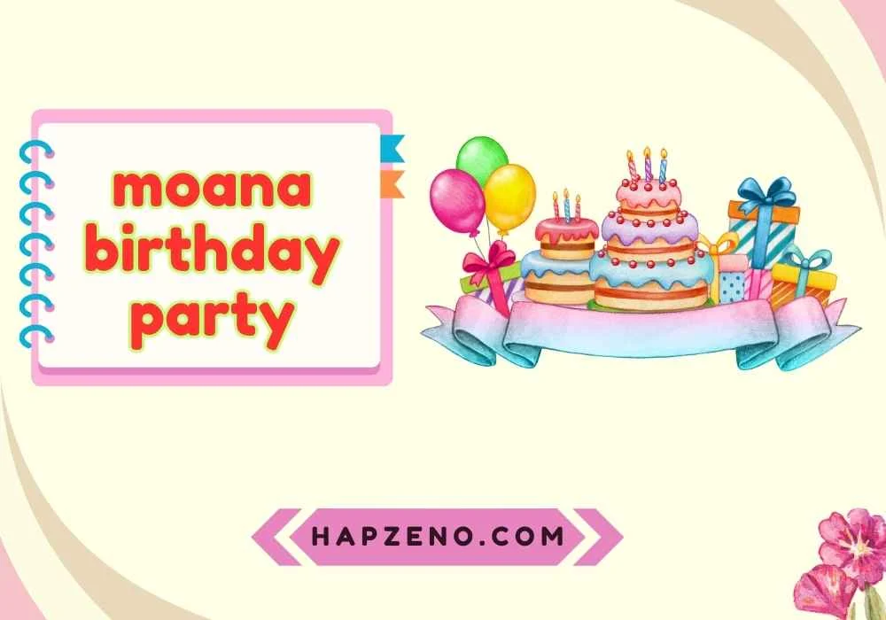 Moana Birthday Party Decorations