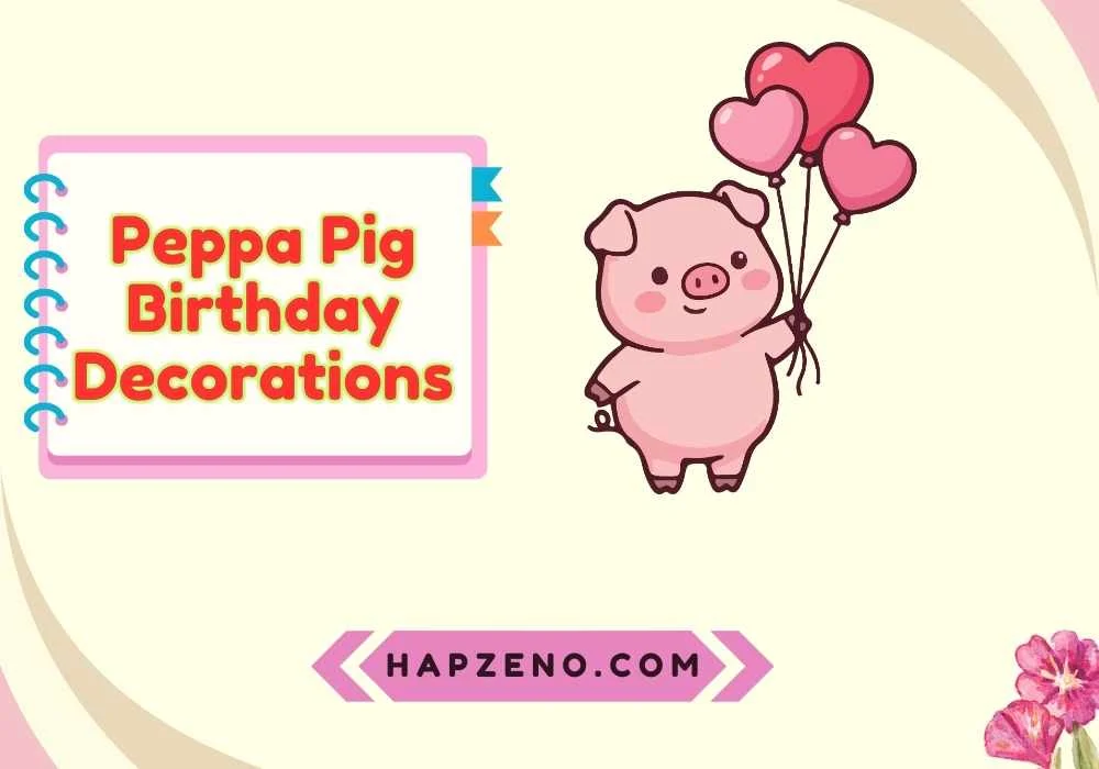 Peppa Pig Table Decoration