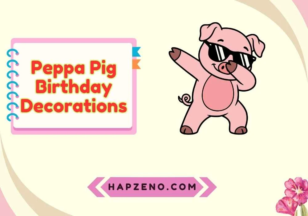 Peppa Pig Photo Booth Decoration