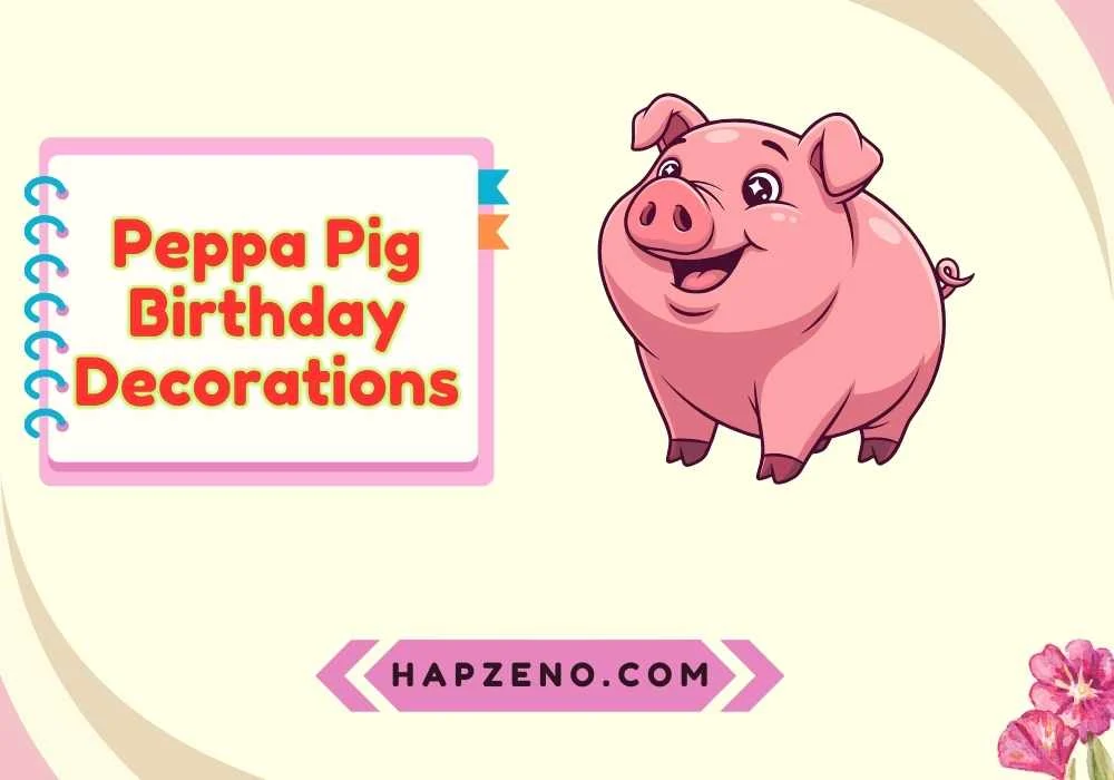 Peppa Pig Table Decoration