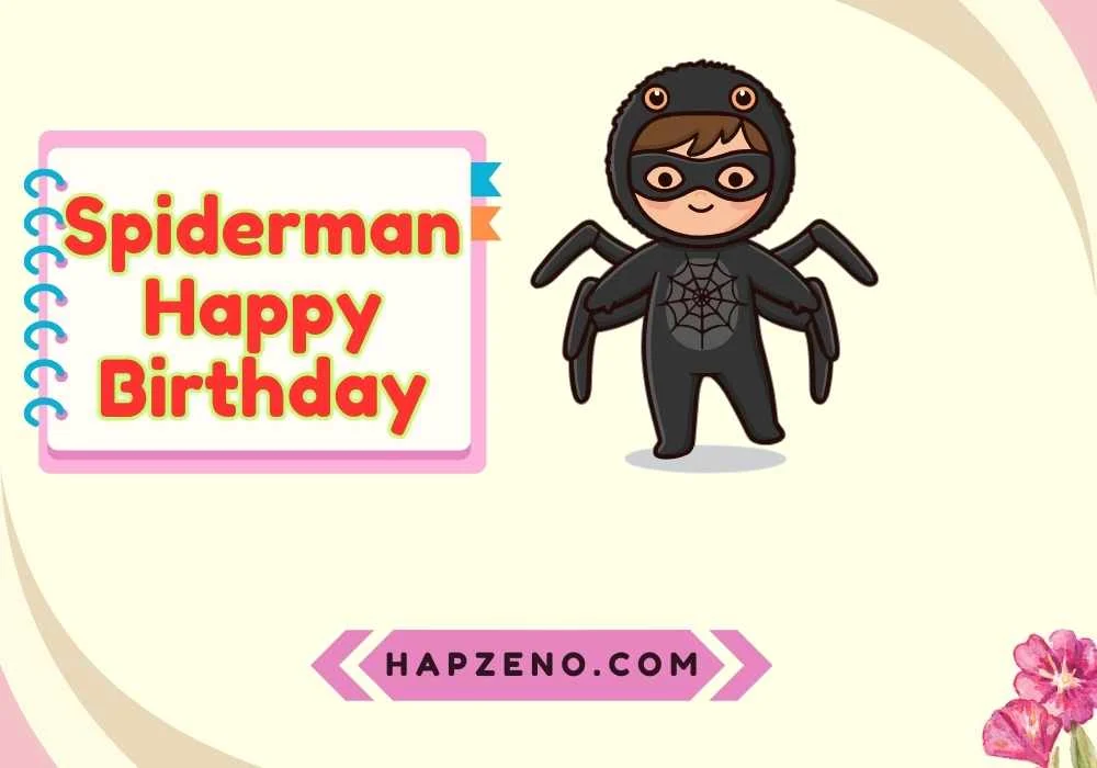 Spiderman Happy Birthday