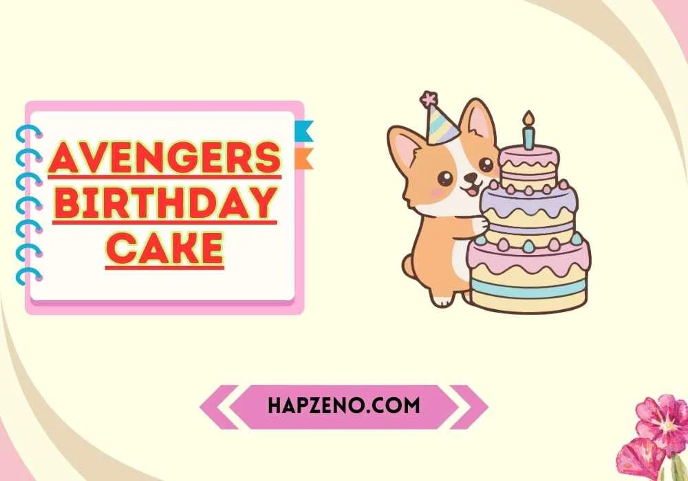 avengers birthday cake