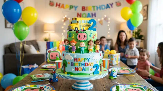 Cocomelon Birthday Cake for Boy