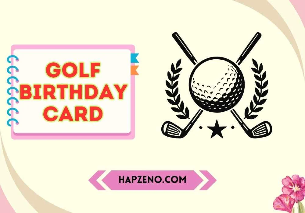 Creative Golf Birthday Card