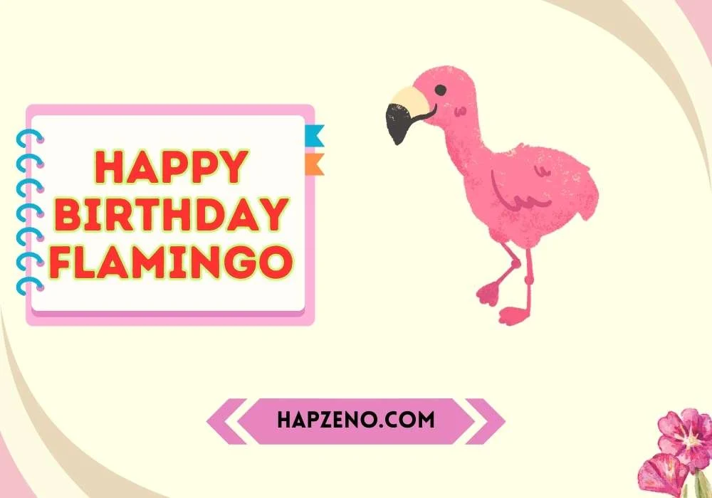 Cute Happy Birthday Flamingo Messages