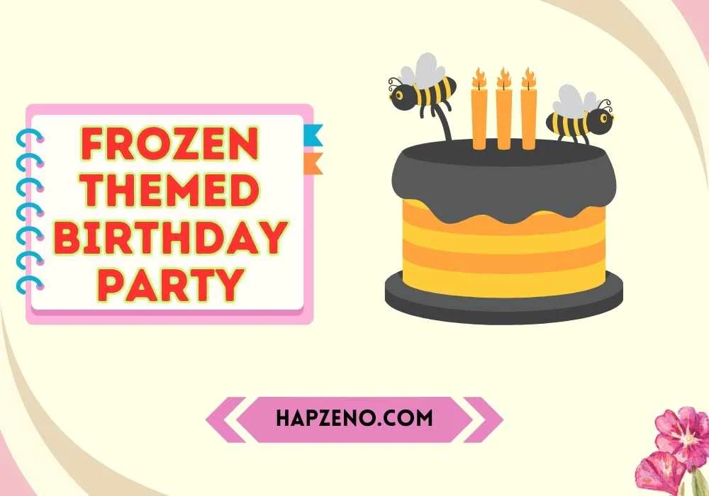 Frozen Themed Birthday Cake and Dessert