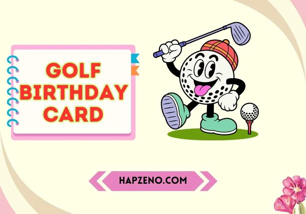 Funny Golf Birthday Card
