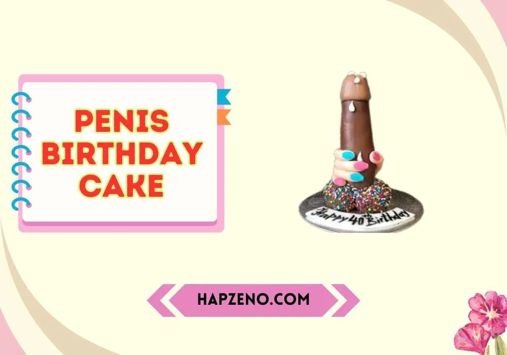 Funny Penis Birthday Cake