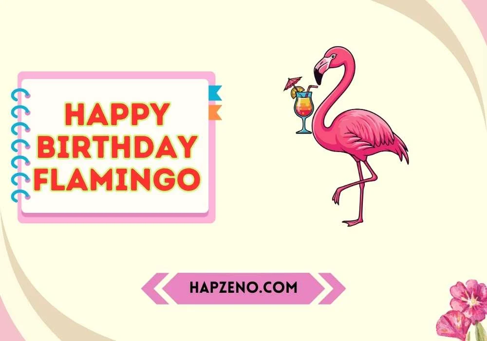 Happy Birthday Flamingo