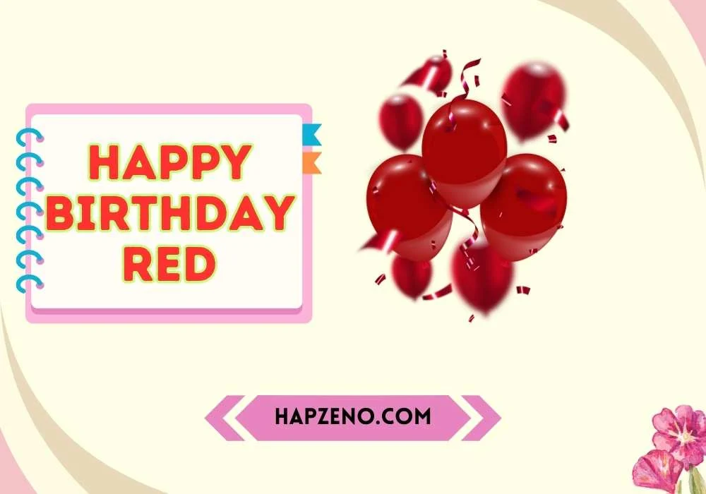 Happy Birthday Red Aesthetic Wishes