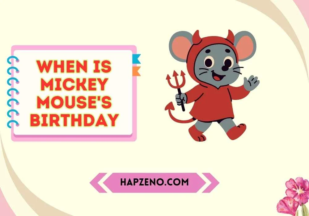 Mickey Mouse’s First Appearance