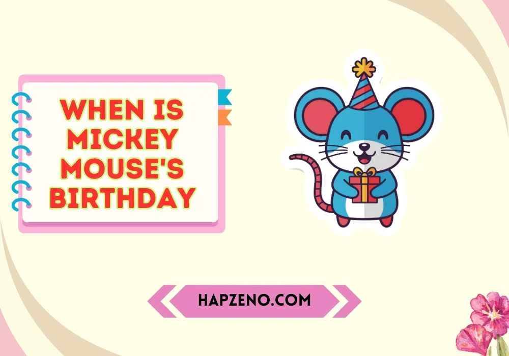 Mickey Mouse’s Official Birthday