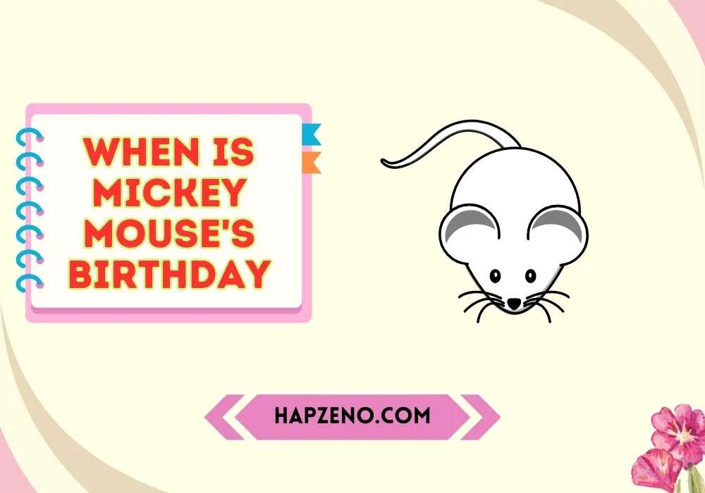 when is mickey mouse's birthday