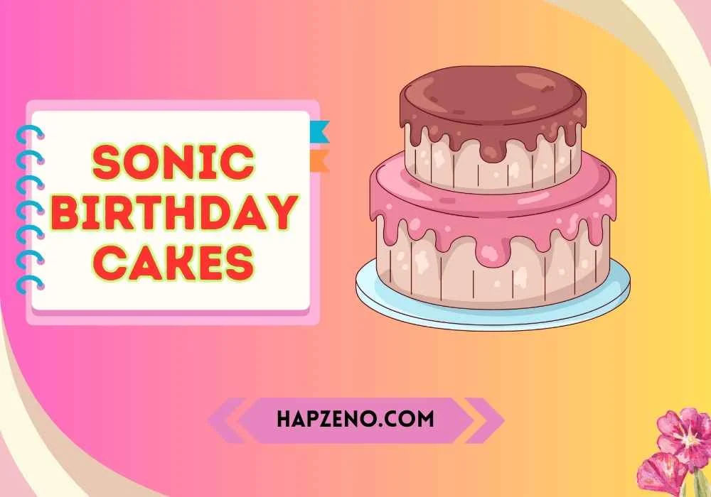 sonic birthday cakes