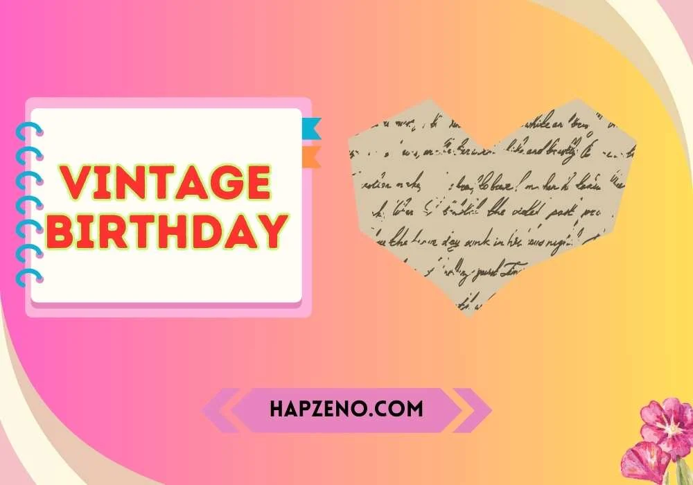 vintage birthday