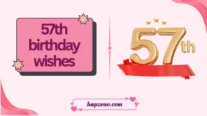 57th birthday wishes