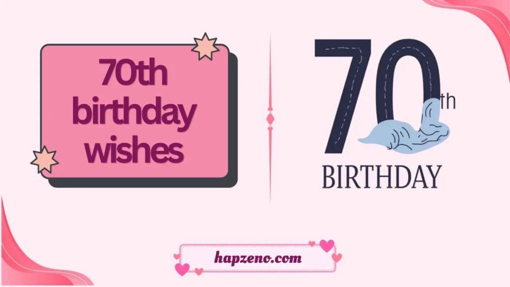 70th birthday wishes