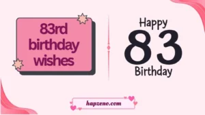 83rd birthday wishes