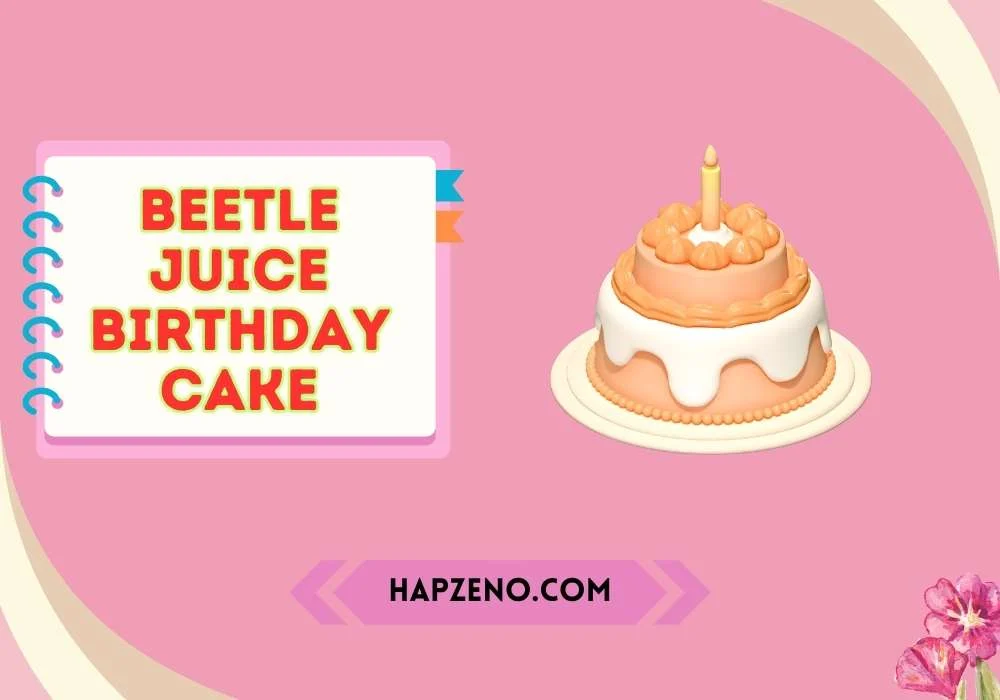 beetle juice birthday cake