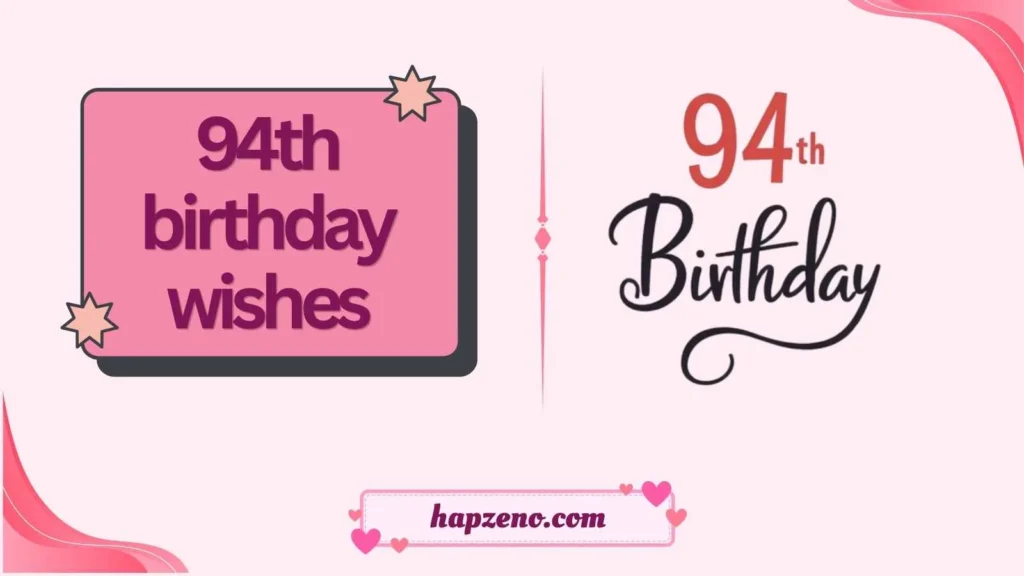 94th birthday wishes