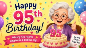 95th birthday wishes