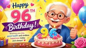 96th birthday wishes