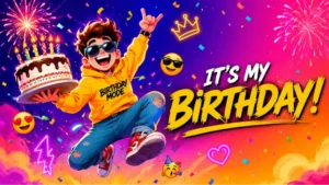 Birthday Caption With Energy