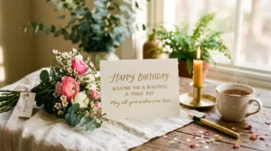 birthday wishes aesthetic short