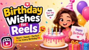 birthday wishes for reels