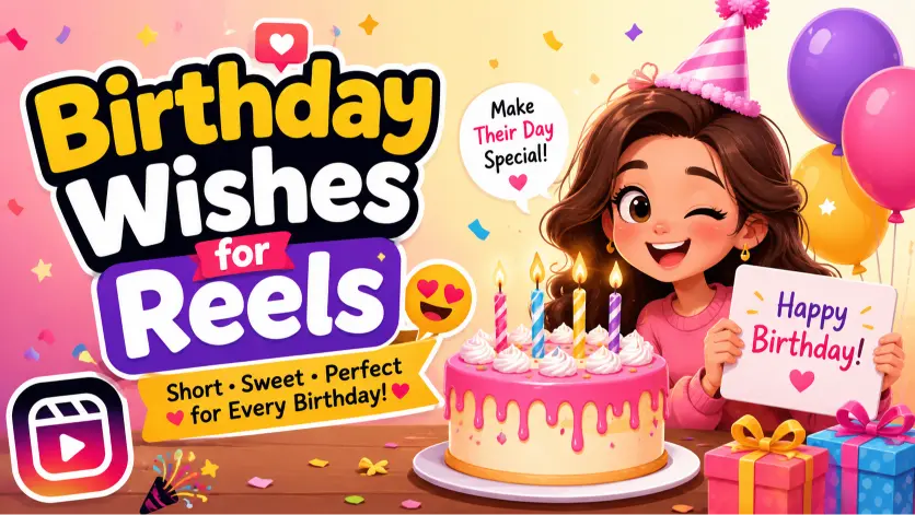 birthday wishes for reels