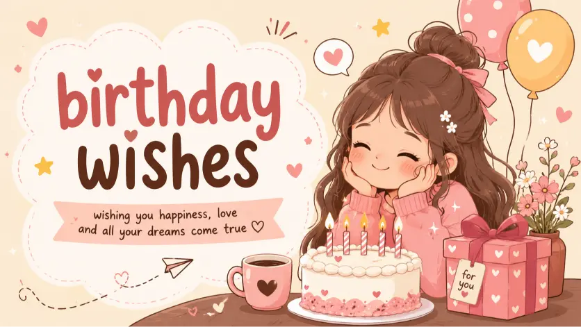 birthday wishes lowercase aesthetic