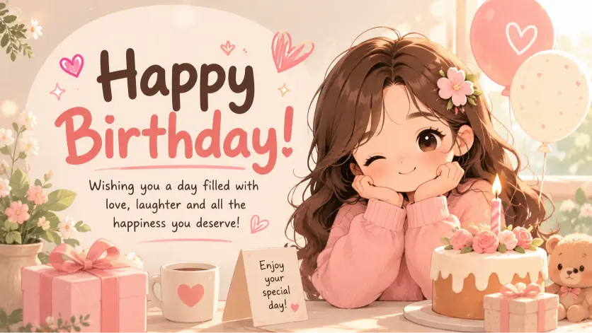 birthday wishes soft aesthetic