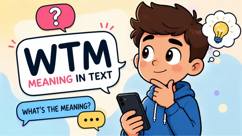 WTM Meaning in Text
