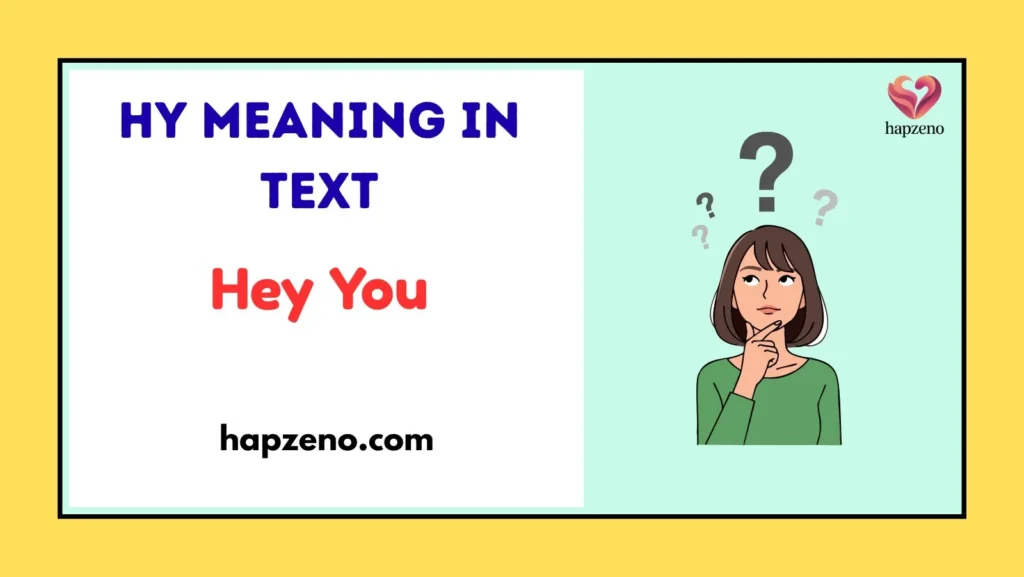 HY Meaning in Text