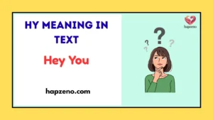 HY Meaning in Text