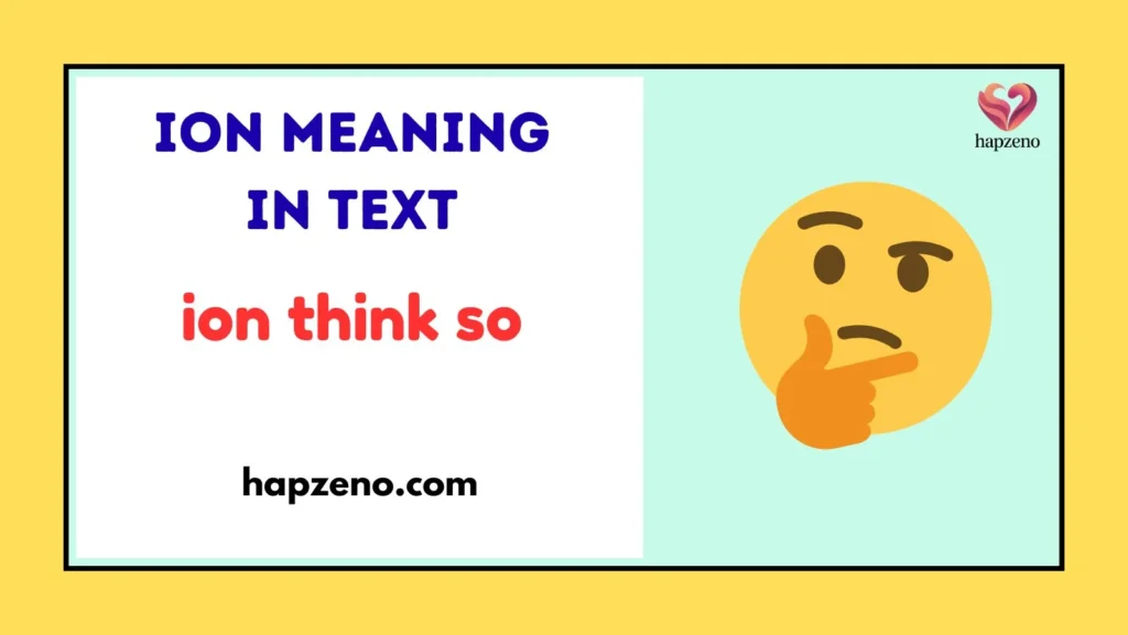 Ion Meaning in Text