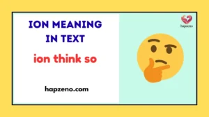 Ion Meaning in Text