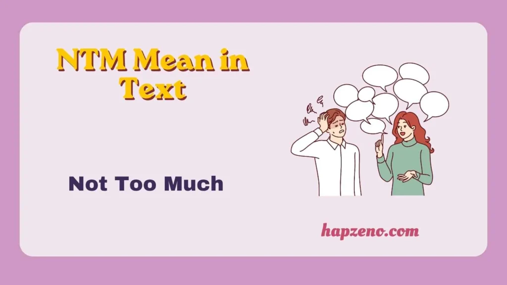 NTM Mean in Text